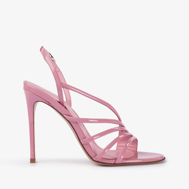 Le Silla Sandalo vernice rosa dea
