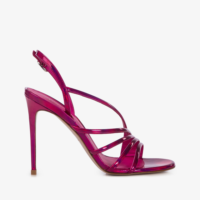 Le Silla Sandalo iridescente fucsia bouganville