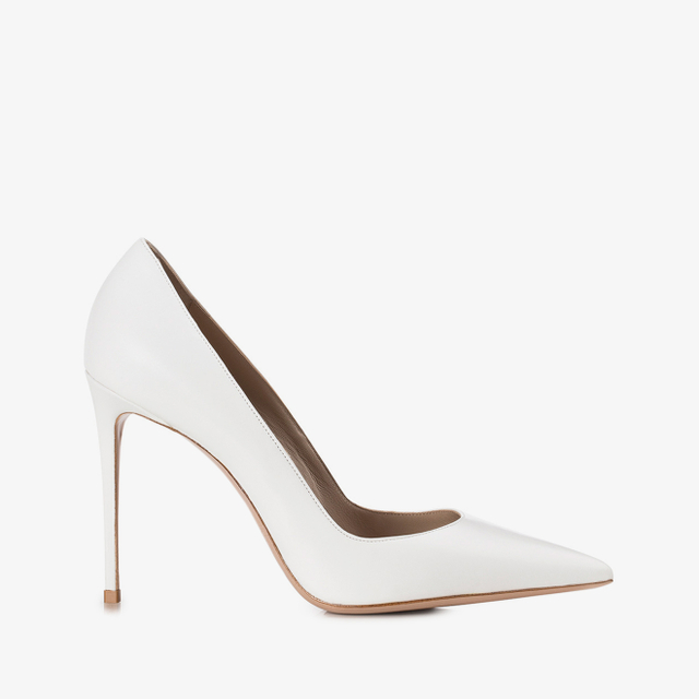 Le Silla Décolleté pelle bianca