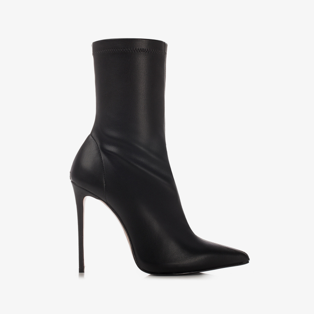 Le Silla Stivaletto pelle vegan nero